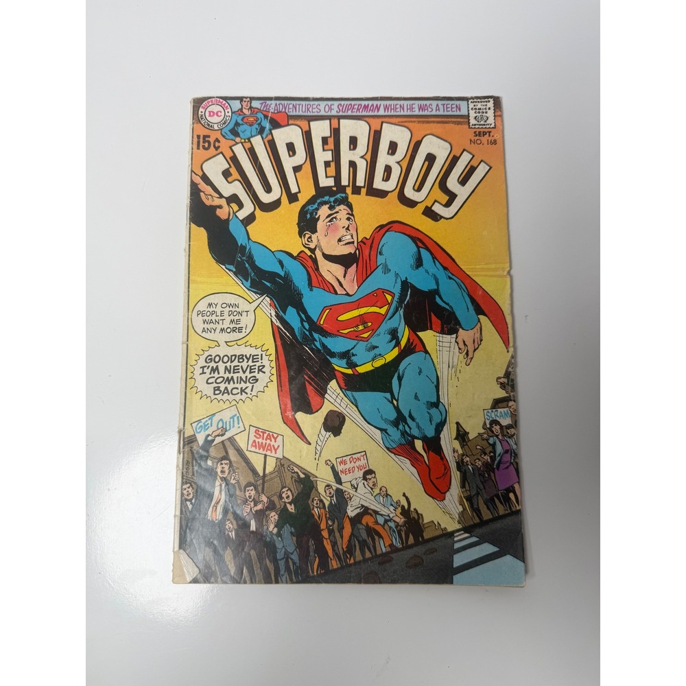 Superboy No. 168 DC Comics 1970 Silver Age